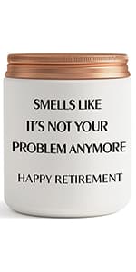 Funny 5th Wedding Gift for Women Men Anniversary, 5 Year Anniversary Wood Themed Gifts for Her Him Wife Husband Girlfriend Boyfriend Presents for Couple Candle