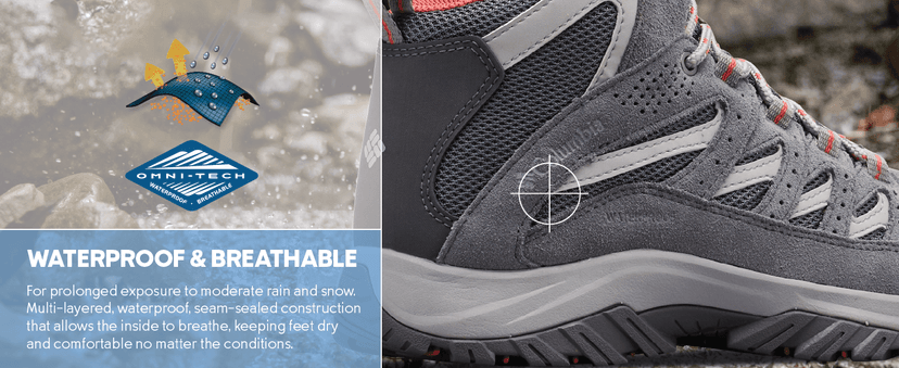 Columbia Women's Crestwood Mid Waterproof Hiking Boots