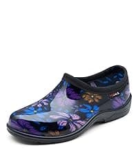 HISEA Women's Short Rain Boots Fashion Waterproof Chelsea Boots Ankle Garden Shoes for Ladies Non Slip Outdoor Work Booties Lightweight Rubber Rainboots with Comfort Insole