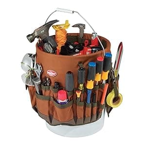 Bucket Boss The Bucketeer Bucket Tool Organizer in Brown, 10030