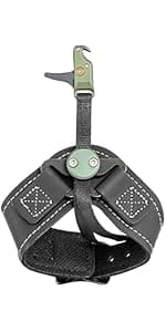 Stan SoleX Index Finger Archery Bowhunting Release - Buckle Wrist Strap Open Hook Trigger Aid with Single-Sear Design, Adjustable Length, Travel & Tension