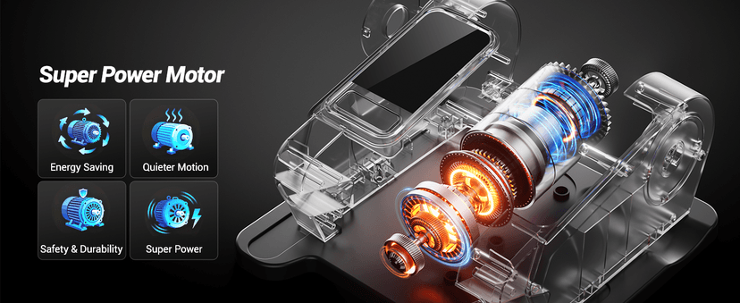 Under Desk Elliptical Machine, Electric Seated Pedal Exerciser, Mini Elliptical Leg Exerciser with Remoter, 12 Level Speeds, Forward & Reverse Direction, Manual & Auto Mode for Home Office