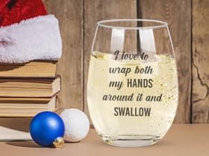 Funny Wine Glasses For Women, Best White Elephant Gifts 2025, Gag Gift For Women, Gifts For Wine Lovers, Birthday Present For Adults Her Men, Frined, Funny Gift For Men Coworker, Boss, Employee