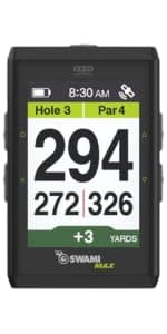 Izzo Swami 6000 Handheld Golf GPS Water-Resistant Color Display with 38,000 Course Maps & Scorekeeper