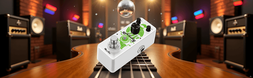 IOppWin Guitar Pedals, Premium Analog Delay Pedal – Warm, Clean, Smooth Tones with 25ms-600ms Adjustable Range & True Bypass, for Retro Tone Lovers And Live Musicians