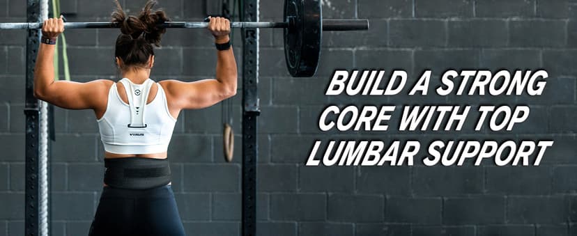 RitFit Weight Lifting Belt - Great for Squats, Lunges, Deadlift, Thrusters - Men and Women - 6 Inch Black/Camouflage