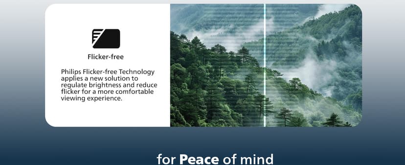 Philips New 27-inch Class Thin Full HD (1920 x 1080) 100Hz Monitor, VESA, HDMI x 1, VGA Port x1, Eye Care, 4 Year Advance Replacement Warranty, 271V8LB, Black