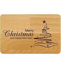 Personalized Christmas Gifts for Women, Customized Gifts for Mom – Custom Cutting Board for Mom or Grandma, Birthday, Christmas Gift Idea from Son, Daughter, Grandkids