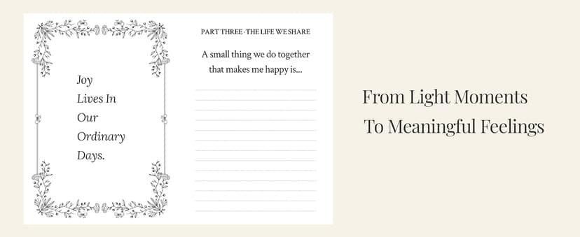 What I Love About You Leather Book – 30 Reasons Why I Love You, Fill-In-The-Blank Journal for Him & Her, Romantic Couples Keepsake (Brown)