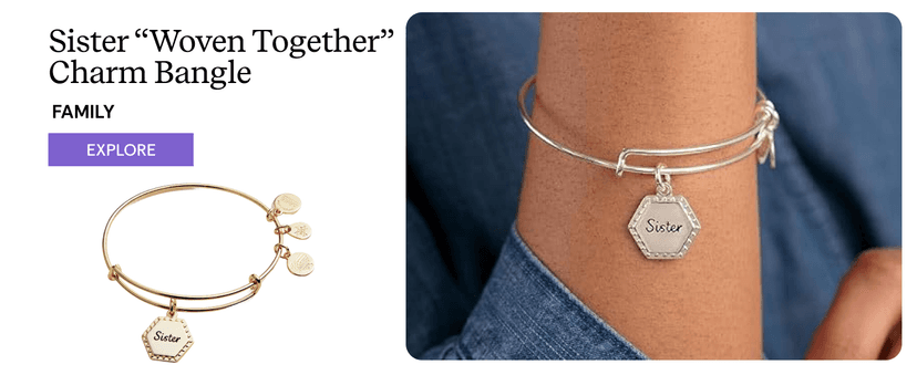 Alex and Ani Godmother Charm Bangle