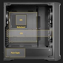 Antec Performance 1 FT, Full Tower, RTX40 Fully Compatible, Temp Display, 4 x Storm T3 PWM Fans, Type-C, Dual TG Side Panels, Removable Top Bracket, High Airflow Mesh Front Panel, E-ATX PC Gaming Case