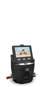 KODAK Slide N SCAN Film & Slide Scanner Digitizer with 5” LCD Screen, Quickly Convert Negatives & Slides to Digital 22MP JPEG Photos, Compatible with 135, 126 and 110 Film & Slides