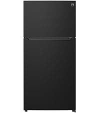 Kenmore 33" Top Mount Refrigerator with Freezer - Adjustable Shelving, Humidity-Controlled Crispers, Optional Ice Maker, LED Lighting, ENERGY STAR Certified, 25 cu. ft. Capacity - Black