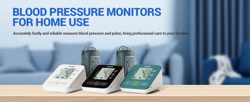 Arm Blood Pressure Monitor,maguja Blood Pressure Machine,BP Monitor Automatic Upper Arm Digital with Blood Pressure Cuff for Home Use (Green)