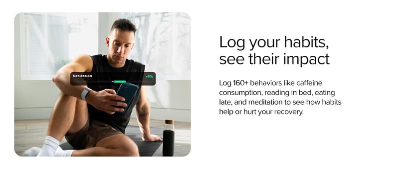 WHOOP 5.0/MG Activity Tracker - 12 Month Membership - Health and Fitness Wearable – 24/7 Activity and Sleep Tracker, Personalized Coaching, Menstrual Cycle Insights – 14+ Days Battery Life