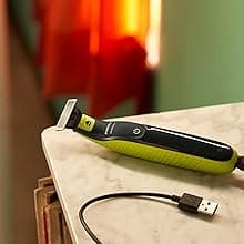 Norelco Philips Norelco OneBlade 360 Hybrid Face, Electric Beard Trimmer and Shaver, with 360 Blade Technology, 1x 360 Blade for Face, 5in1 Adjustable Comb, Model QP2724/90