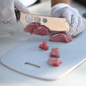 Portable Butcher Game Processor Set, 12 Pieces KNINE OUTDOORS Hunting Deer Knife Set Field Dressing Kit B099QTQ98L
