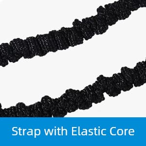 OCEANBROAD Kayak Paddle Leash Stretchable Strap Lanyard Rope for SUP Kayaking Boating Canoeing Fishing Pole Rod 4-7 Feet