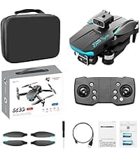 ikaufen E99 Drone Single camera,No Screen Control Camera for Adults RC Drone With 480P Dual Camera WiFi FPV Foldable Quadcopter Aircraft +1 Battery (E99 No Screen Control Black)