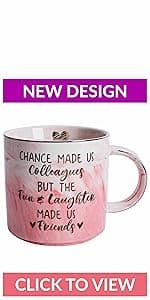 Best Friend Birthday Gifts for Women - Funny Friendship Gift for Bestfriend, Besties, BFF, Sister, Boss Woman, Big Sis, Sorority, Mom - You're My Favorite - Cute Pink Marble Mug, 11.5oz Coffee Tea Cup