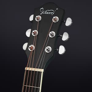 GLARRY Full Size 6 Strings Acoustic Electric Guitar Beginner Kit, Cutaway 41 Inch Electric Acoustic Guitar w/Inbuilt Tuner, Bag, Strap, Picks, Strings, Basswood Guitarra, Matte Distressed Green