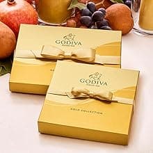 Godiva Chocolatier Thank You Ribbon 36-Piece Assorted Chocolate Gift Box – Gourmet Chocolate Candy Variety Pack – Dark Caramel, Milk Chocolate, Nuts– Gift Basket Father’s Day, Birthday and Anniversary