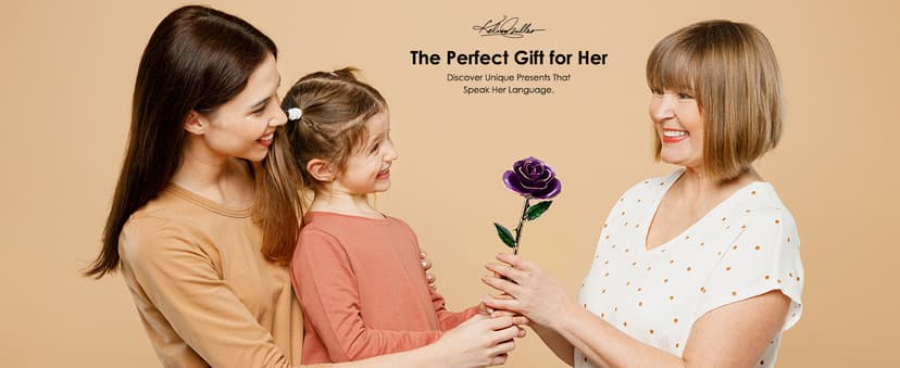 Handpicked real rose dipped in 24K gold; a one-of-a-kind keepsake for women on Valentine’s Day, Mother’s Day & anniversaries 24K Gold Dipped Real Rose, Forever Flower, Purple B0F93N2SKX