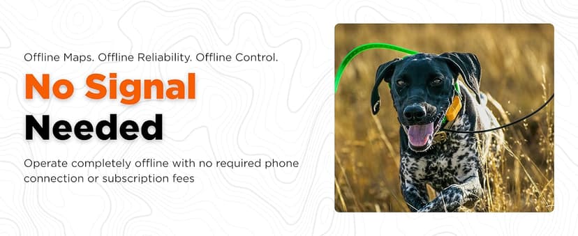 Dogtra PATHFINDER2 MINI Compass Live GPS Dog Tracking & Training System - 4-Mile Range E-Collar Handheld with No Subscription, Offline Maps, GPS Fence, Expandable up to 21 Dogs, for Dogs 15+ lbs