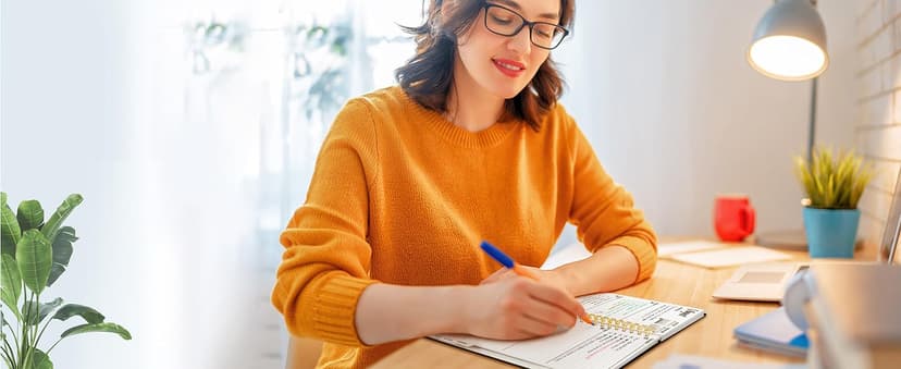 2026 Planner, Weekly and Monthly Calendar Planner, January 2026 - December 2026, Hardcover 2026 Calendar Book with Tabs For Women & Men, Inner Pocket, Spiral Bound, Perfect for Office Home School Supplies - A5 (6.3" x 8.5"), Pink