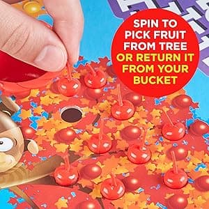 Hasbro Gaming Hi Ho Cherry-O Board Game for 2 to 4 Players Kids Ages 3 and Up (Amazon Exclusive)