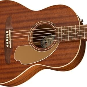 Fender Sonoran Mini Acoustic Guitar, with 2-Year Warranty, Natural, Rosewood Fingerboard, with Gig Bag