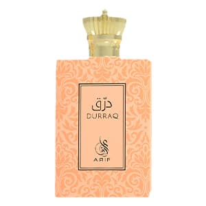 ARIF Durraq Perfumes – Floral Oriental Eau de Parfum for Women – Long-Lasting, Saffron, Plum, Orange Blossom, Neroli, Patchouli, Musk – Luxury Women's Fragrance – 3.4 oz