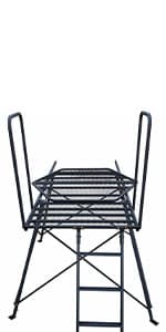 Hawk Reveal Hunting Archery Durable 73" Height Water Resistant Camo Concealing 3 Person Ground Blind with See-Through Mesh Window Panels