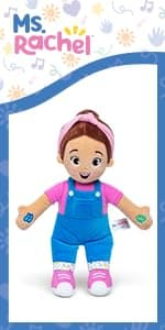 Ms. Rachel Speak & Sing Doll 16” Tall Interactive Toy with 4 Songs & 16+ Phrases, Toddler Toys for Girls & Boys Ages 6 Months to 3+ Years