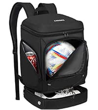 Basketball Backpack Bag Large Sports Bag with Separate Ball holder & Shoes compartment, Best for Basketball, Soccer,Volleyball,Gym