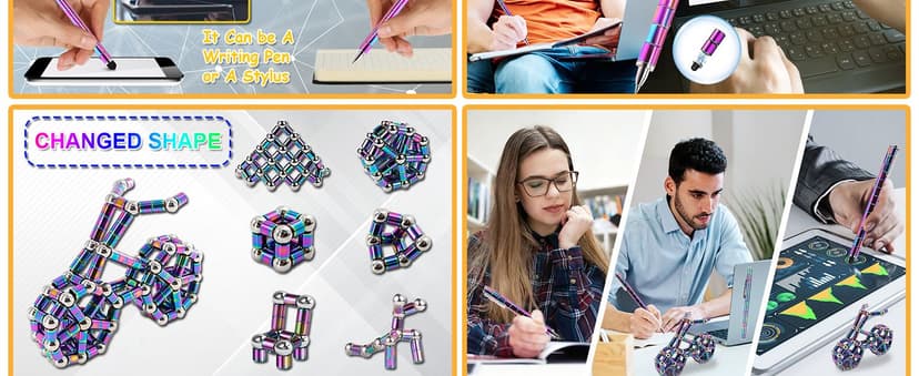 Fidget Pen Gifts For Teenage Girls - Magnetic Pen Cool Gadgets Teen Boys Gift Ideas - Magnet Pens Cool Things For Adults Kids Teen - Best Gift For 10 11 12 13 14 15 Year Old Boy - Novelty Toy For 8-12