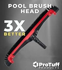 ProTuff 19" Fine Pool Net for PROS – “490 Promise” Unlimited Unconditional Replacement – Cleans 3X Faster Than Vacuum – Wide Pool Skimmer Net with Deep Bag for Easy Maintenance of Leaves, Bugs, Debris