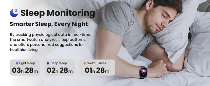 Smart Watch for Men Women (Answer/Make Call), 1.95" Touch Screen Fitness Tracker with Heart Rate/Sleep Monitor, IP68 Waterproof Smartwatch for Android iOS, Fitness Watch with 120+ Sports Modes, Black