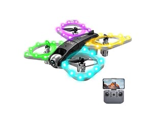 S3 WiFi FPV 6-Axis Gyro & 360° Flip Drone with 480P HD Camera for Beginners (White)