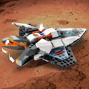 LEGO City Interstellar Spaceship Toy for Kids, Creative Play Space Building Set with Spacecraft Model, Drone, and Astronaut Figure, Building Toy for Boys, Girls and Kids Ages 6 and Up, 60430 B0CGY4H58S