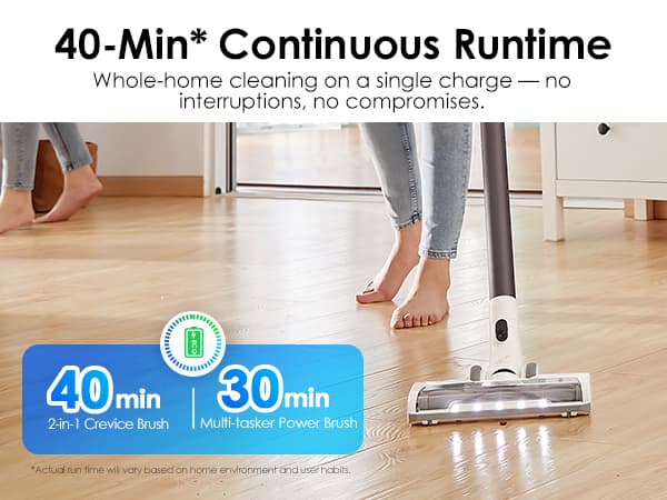 Tineco Pure ONE S11 Smart Cordless Stick Vacuum Cleaner, Strong Suction Handheld Vacuum for Hard Floors, Cars & Pet Hair, Lightweight Deep Cleaning