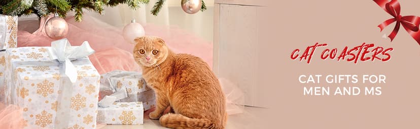 Drink Coaster | Cat Gifts for Cat Lovers,Fun Woven Creative Coasters,Cute Coffee Coaster for Home Decor Tabletop Protection Suitable for Kinds Cups (3PC)