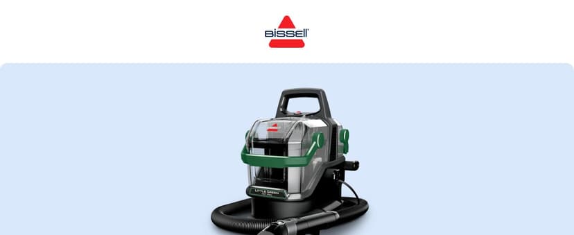 BISSELL Little Green Pet Pro Portable Carpet and Upholstery Deep Cleaner, Car/Auto Detailer with Self-Cleaning Tough Stain, Pet Hair Removal, Crevice Tool (3909)