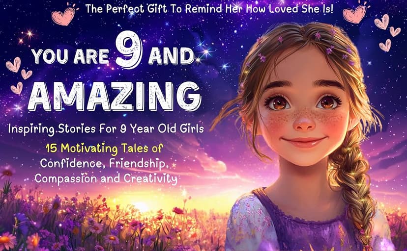 You Are 9 And Amazing! Inspiring Stories For 9 Year Old Girls: 15 Motivating Tales of Confidence, Friendship, Compassion and Creativity (You Are Amazing!) 1965857027