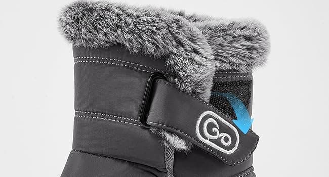Ablanczoom Womens Winter Snow Boots With Warm Fur Lining Comfortable Booties Non Slip Waterproof Outdoor Shoes