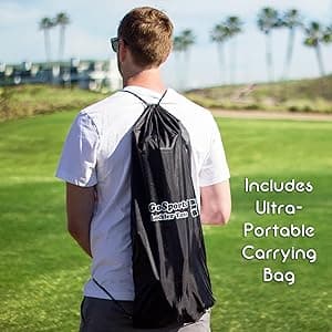 GoSports Ladder Toss Indoor & Outdoor Game Set with 6 Soft Rubber Bolo Balls and Travel Carrying Case - Choose Pro or Classic