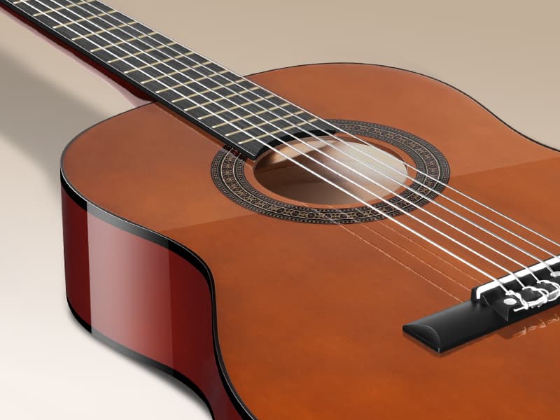 Moukey 36" Acoustic Guitar for Beginners Kids Youth 3/4 Size Dreadnought Travel Guitarra Acustica Kit with Chord Poster, Gig Bag, Tuner, Picks, Nylon Strings, Capo, Strap - Brown