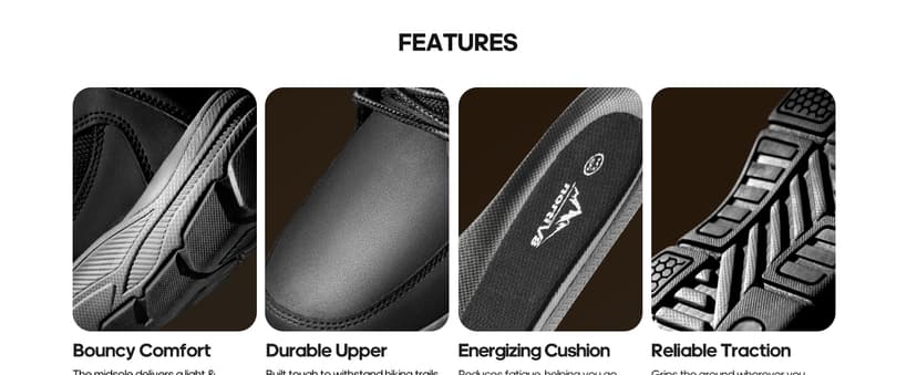 NORTIV 8 Men's Hiking Boots Lightweight Fashion Casual Chukka Ankle Boots Elevation