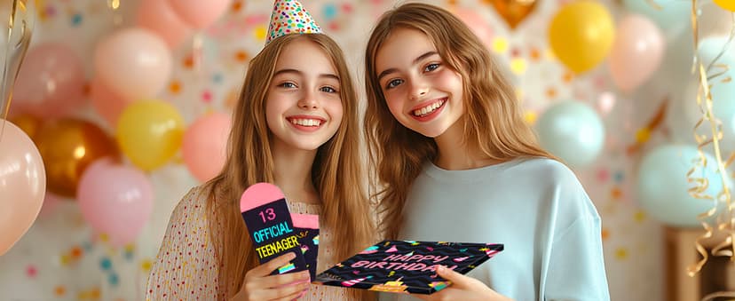 HAPPYPOP Official Teenager Girl Birthday Gifts - 13 Year Old Teen Girls Sock Gifts