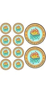 1Pcs/5Pcs/10Pcs Dumpster Fire Enamel Pins Response Team Alloy Badges for Jackets Hilarious Gifts for Coworkers Team Members